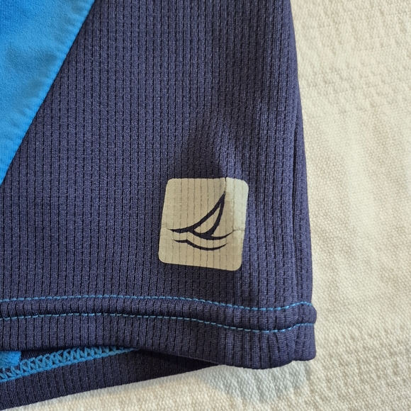 Sperry STS 35 men's light blue no size tag 1x or 2X UPF 50 quick dry VGUC - Picture 2 of 7